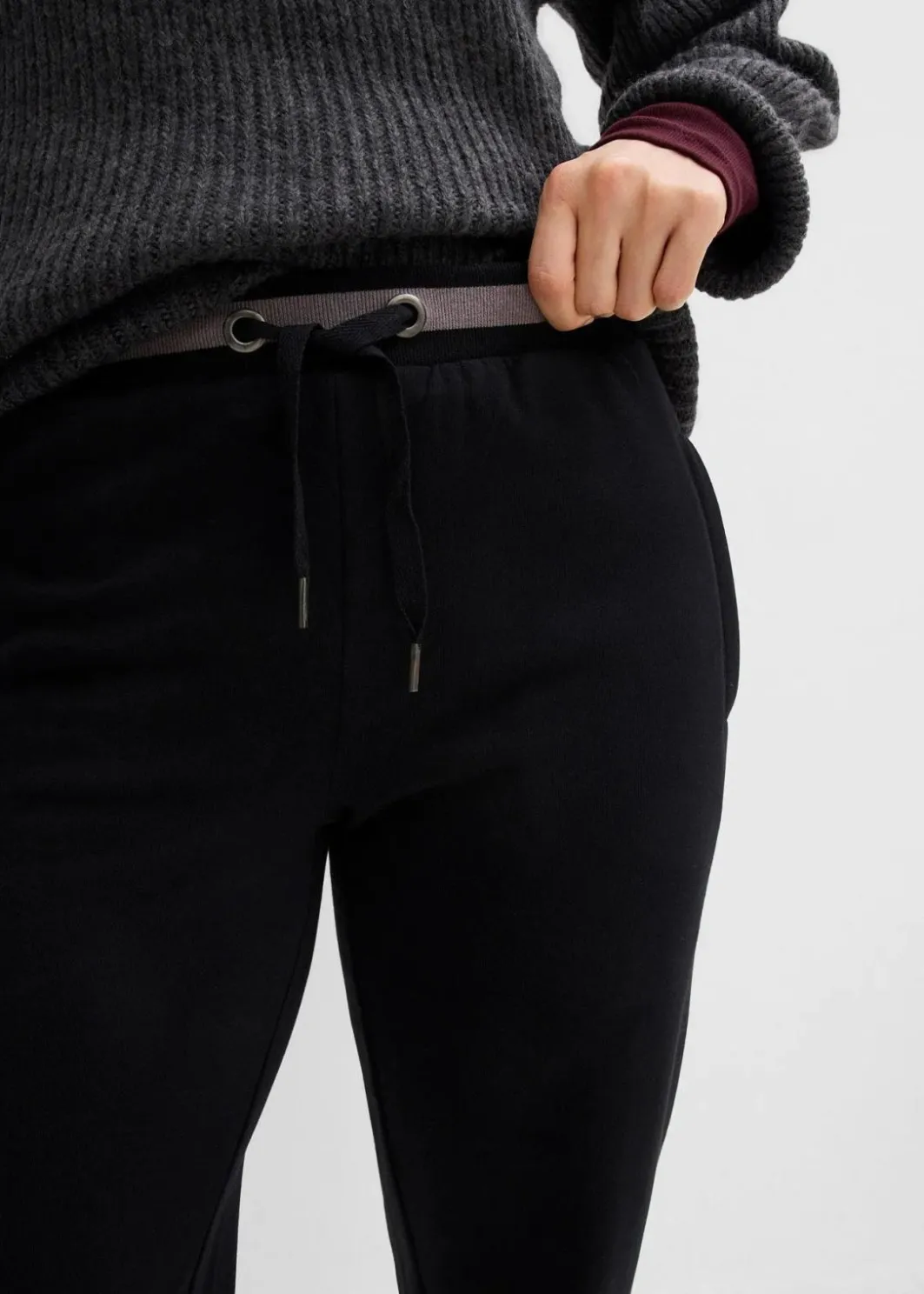 Damen bonprix Bekleidung·Blusen & Tuniken|Bekleidung·Kleider|Sweathose aus Baumwoll-Mix, 2er Pack