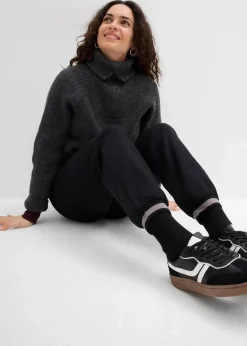 Damen bonprix Bekleidung·Blusen & Tuniken|Bekleidung·Kleider|Sweathose aus Baumwoll-Mix, 2er Pack