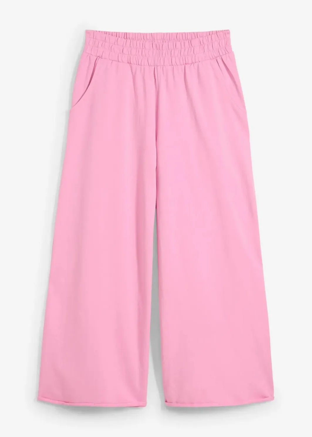 Damen bonprix Hosen|Sweat|Sweathose aus Bio-Baumwolle, 7/8 Länge