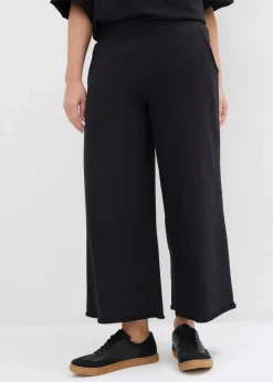 Damen bonprix Bekleidung·Blusen & Tuniken|Bekleidung·Kleider|Sweathose aus Bio-Baumwolle, 7/8 Länge