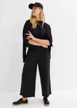 Damen bonprix Bekleidung·Blusen & Tuniken|Bekleidung·Kleider|Sweathose aus Bio-Baumwolle, 7/8 Länge