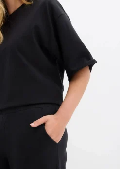 Damen bonprix Bekleidung·Blusen & Tuniken|Bekleidung·Kleider|Sweathose aus Bio-Baumwolle, 7/8 Länge