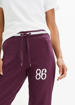 Best Sweathose aus elastischem Baumwoll-Mix Damen Hosen|Sweat