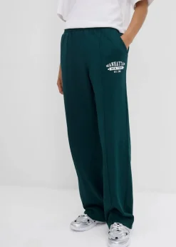 Sweathose aus reiner Baumwolle Damen Hosen|Sweat