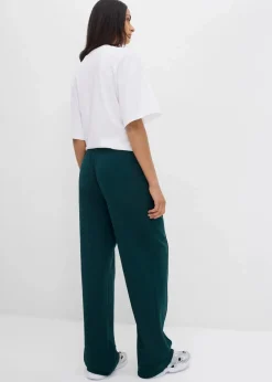 Sweathose aus reiner Baumwolle Damen Hosen|Sweat