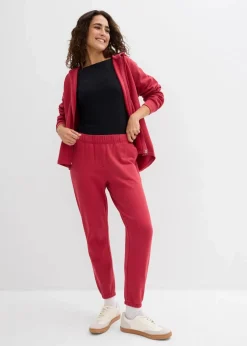 Damen bonprix Hosen|Sweat|Sweathose aus reiner Bio-Baumwolle (2er Pack)