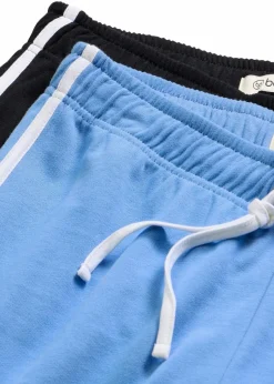 Damen bonprix Bekleidung·Röcke|Bekleidung·Blusen & Tuniken|Sweathose aus reiner schwerer Baumwolle (2er-Pack )