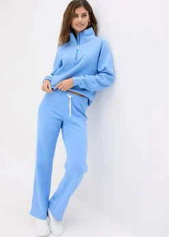 Damen bonprix Bekleidung·Röcke|Bekleidung·Blusen & Tuniken|Sweathose aus reiner schwerer Baumwolle (2er-Pack )