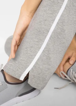 Damen bonprix Hosen|Sweat|Sweathose aus reiner schwerer Baumwolle (2er-Pack )