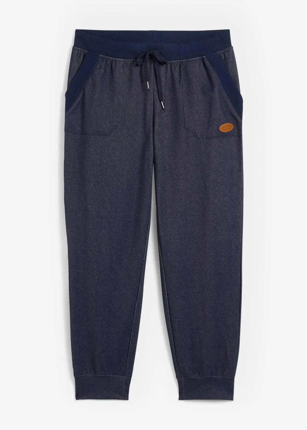 Hot 7/8-Sweathose in Jeansoptik Damen Sweat|Hosen