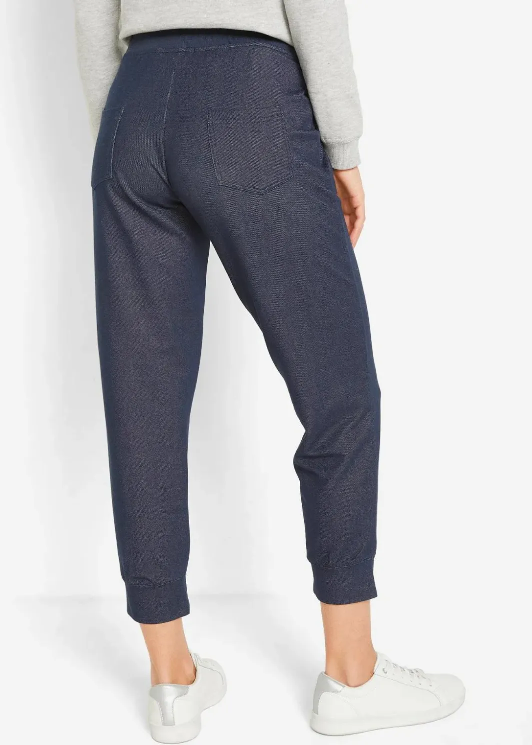 Hot 7/8-Sweathose in Jeansoptik Damen Sweat|Hosen