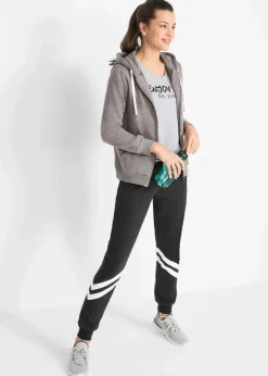 Damen bonprix Bekleidung·Blusen & Tuniken|Bekleidung·Kleider|Sweathose mit Streifen