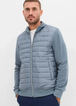 Discount Sweatjacke aus Materialmix Herren Große Größen|Outdoorbekleidung