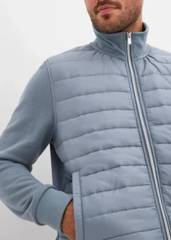 Discount Sweatjacke aus Materialmix Herren Große Größen|Outdoorbekleidung