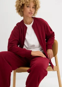 Hot Sweatjacke aus reiner Baumwolle Damen Zweiteiler & Sets