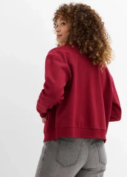 Outlet Sweatjacke aus reiner Bio-Baumwolle Damen Nachhaltigere Materialien|Sweat