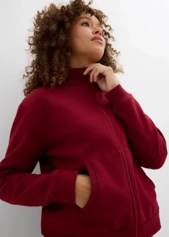 Outlet Sweatjacke aus reiner Bio-Baumwolle Damen Nachhaltigere Materialien|Sweat