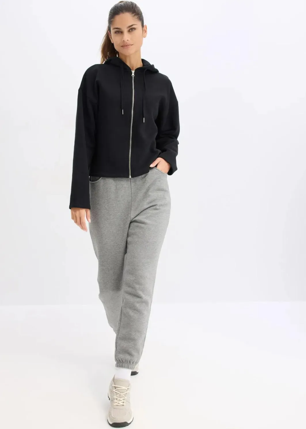 Online Sweatjacke aus reiner Bio-Baumwolle Damen Sweat|Basics