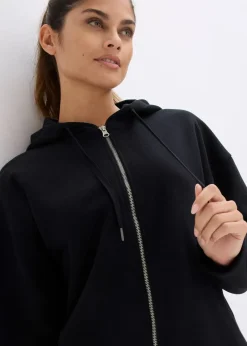 Online Sweatjacke aus reiner Bio-Baumwolle Damen Sweat|Basics
