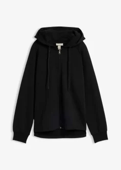 Damen bonprix Bekleidung·Röcke|Bekleidung·Blusen & Tuniken|Sweatjacke aus reiner Bio-Baumwolle