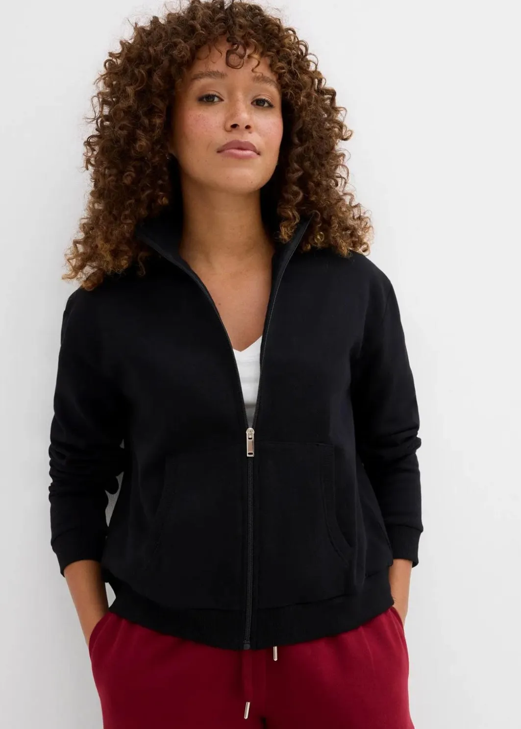 Discount Sweatjacke aus reiner Bio-Baumwolle Damen Nachhaltigere Materialien|Sweat