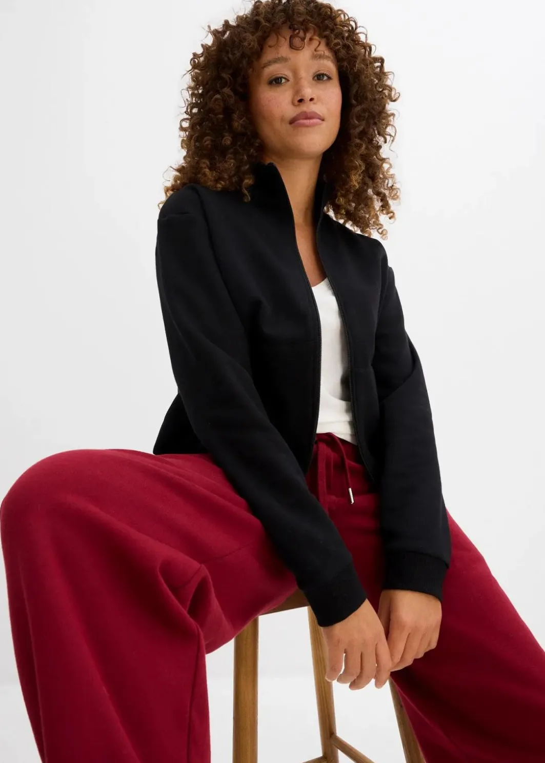 Discount Sweatjacke aus reiner Bio-Baumwolle Damen Nachhaltigere Materialien|Sweat