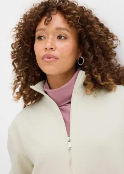 New Sweatjacke aus reiner Bio-Baumwolle Damen Bekleidung·Röcke|Bekleidung·Blusen & Tuniken