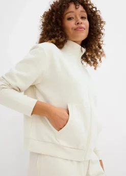 New Sweatjacke aus reiner Bio-Baumwolle Damen Bekleidung·Röcke|Bekleidung·Blusen & Tuniken