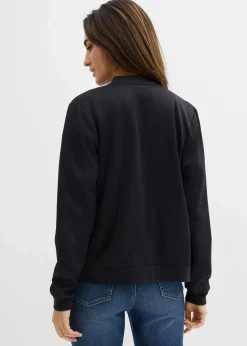 Damen bonprix Bekleidung·Röcke|Bekleidung·Blusen & Tuniken|Sweatjacke aus Scuba mit Reißverschluss