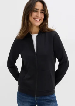 Damen bonprix Bekleidung·Röcke|Bekleidung·Blusen & Tuniken|Sweatjacke aus Scuba mit Reißverschluss