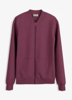 Damen bonprix Nachhaltigere Materialien|Sweat|Sweatjacke aus Scuba mit Reißverschluss
