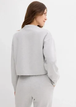 Online Sweatjacke aus Viskose-Mix Damen Bekleidung·Blusen & Tuniken|Sweat