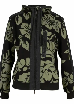 Damen bonprix Bekleidung·Blusen & Tuniken|Sweat|Sweatjacke mit Baumwolle