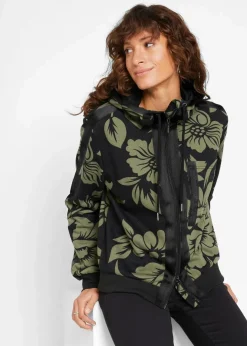 Damen bonprix Bekleidung·Blusen & Tuniken|Sweat|Sweatjacke mit Baumwolle