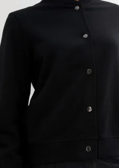 Damen bonprix Bekleidung·Blusen & Tuniken|Sweat|Sweatjacke mit Knopfleiste