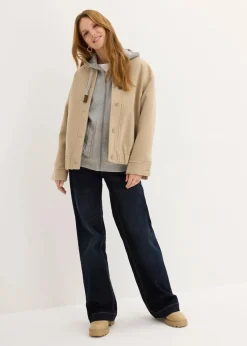 Sweatjacke mit Strickkapuze und Tasche Damen Bekleidung·Blusen & Tuniken|Nachhaltigere Materialien