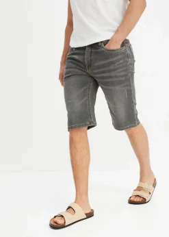 Best Sweat-Jeans-Bermuda m. Komfortschnitt, Regular Fit Herren Jeans|Shorts