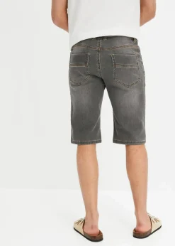 Best Sweat-Jeans-Bermuda m. Komfortschnitt, Regular Fit Herren Jeans|Shorts