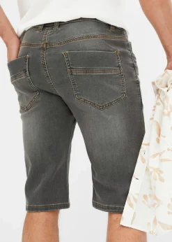 Best Sweat-Jeans-Bermuda m. Komfortschnitt, Regular Fit Herren Jeans|Shorts
