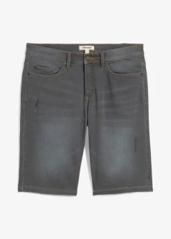 Herren bonprix Jeans|Shorts|Sweat-Jeans-Bermuda m. Komfortschnitt, Regular Fit