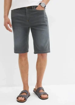 Herren bonprix Jeans|Shorts|Sweat-Jeans-Bermuda m. Komfortschnitt, Regular Fit