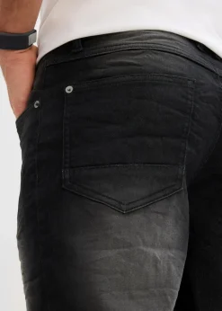 Hot Sweat-Jeans-Bermuda, Relaxed Fit Herren Große Größen|Shorts