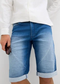 Herren bonprix Jeans|Shorts|Sweat-Jeans-Bermuda, Relaxed Fit