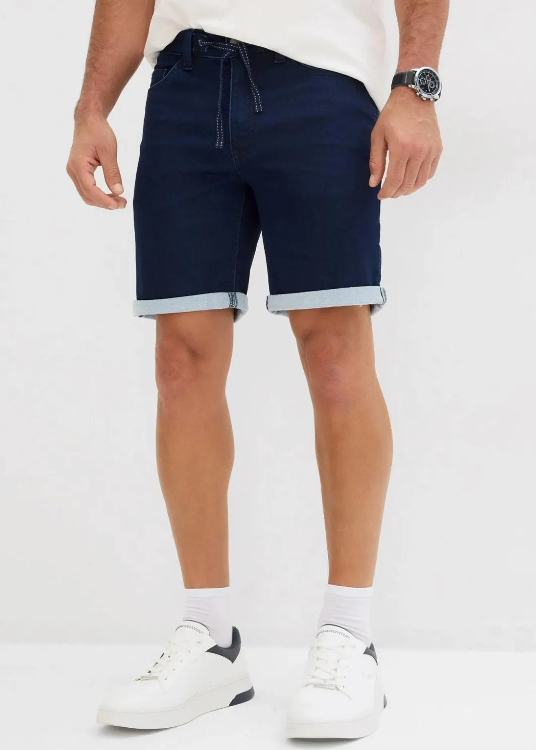 Best Sweatjeans-Shorts, Regular Fit Herren Große Größen|Shorts