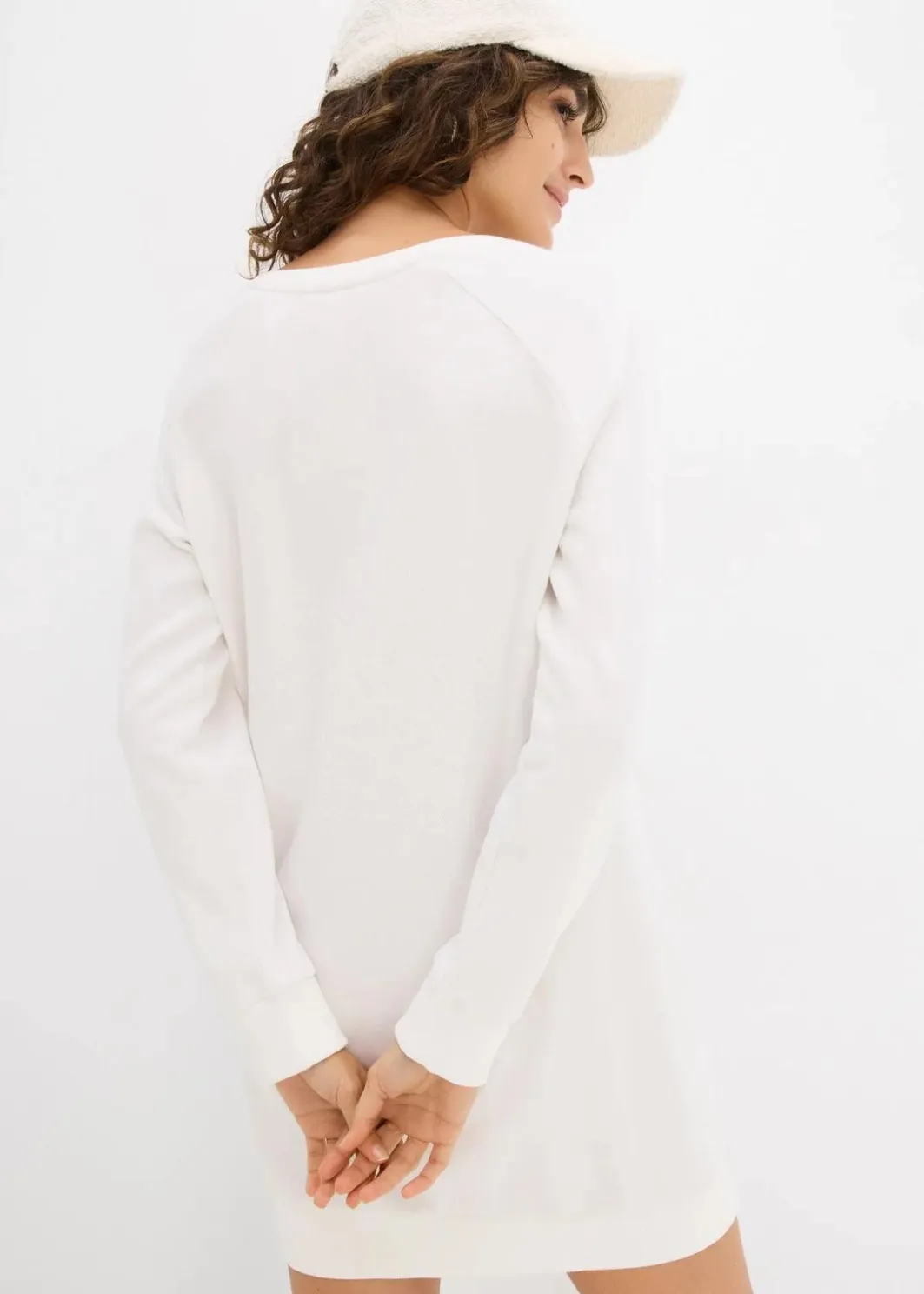 New Sweatkleid Damen Kleider|Sweat