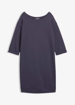 Damen bonprix Kleider|Sweat|Sweatkleid, 3/4 Arm, innen weich angerauht
