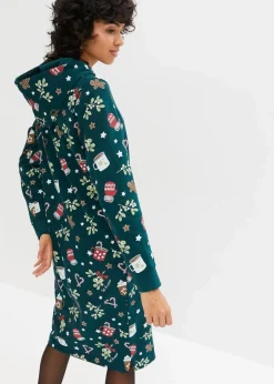 Outlet Sweatkleid aus Baumwoll-Mix Damen Bekleidung·Blusen & Tuniken|Bekleidung·Pullover & Strickjacken