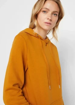 Outlet Sweatkleid aus Baumwoll-Mix Damen Kleider|Sweat