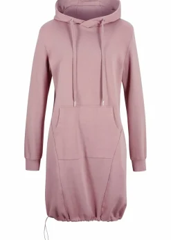 Damen bonprix Bekleidung·Blusen & Tuniken|Bekleidung·Pullover & Strickjacken|Sweatkleid aus Baumwoll-Mix