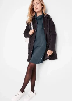 Damen bonprix Bekleidung·Blusen & Tuniken|Bekleidung·Pullover & Strickjacken|Sweatkleid aus reiner Baumwolle
